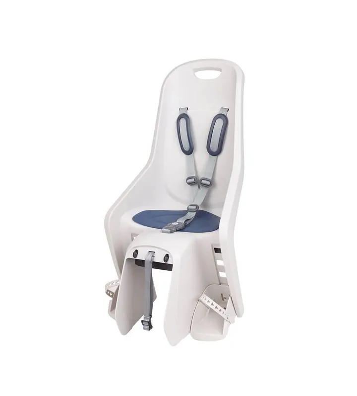 Siège enfant de vélo arrière POLISPORT Bubbly Maxi Plus CFS fixation porte-bagages – crème/denim Acheter En Ligne