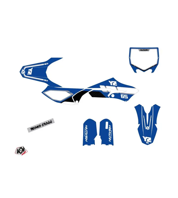 Kit deco 65 YZ Vintage Bleu Commander Maintenant
