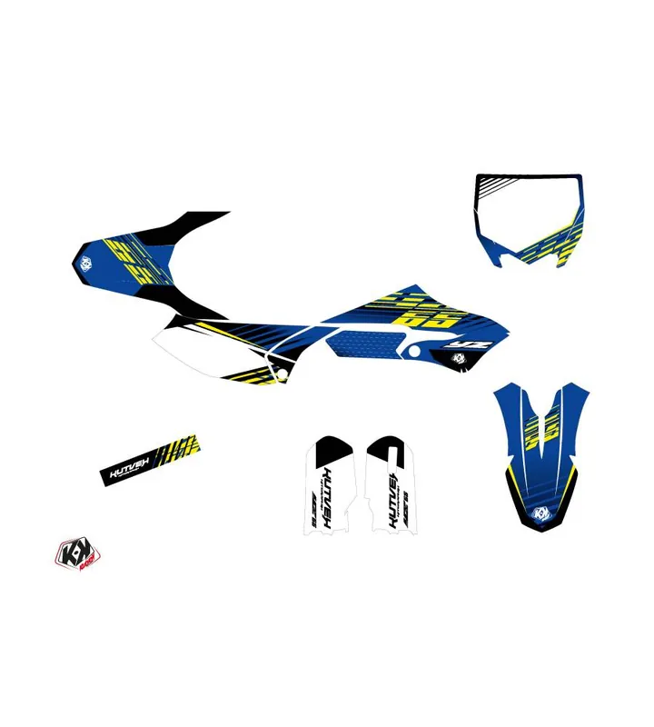Kit deco 65 YZ CROSS FLOW JAUNE Authentique