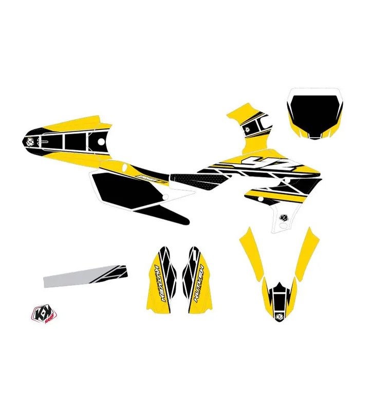 Pas Cher Kit déco 250 YZF REPLICA Jaune