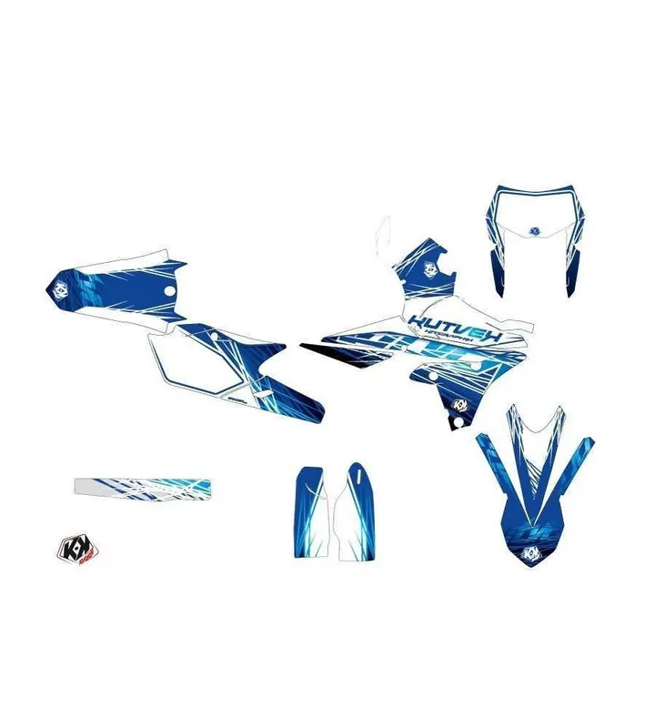 Prix Bas Kit Déco Yamaha 450 WRF Bleu