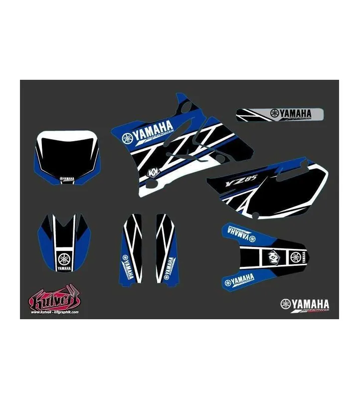 Tendance Kit DécoYamaha 85 YZ REPLICA Bleu