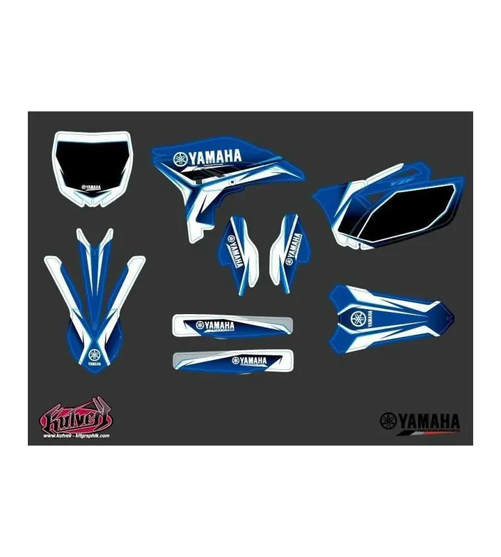 Kit Déco Moto Cross Concept Yamaha 250 YZF Bleu Offre Spéciale