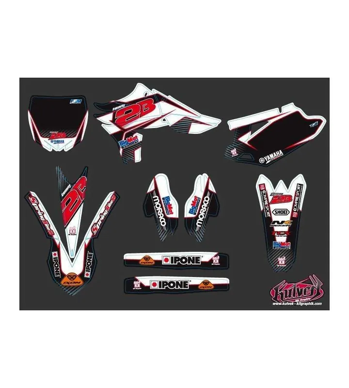 Kit Déco Yamaha 450 YZF Team 2B - 2010 Vente Flash