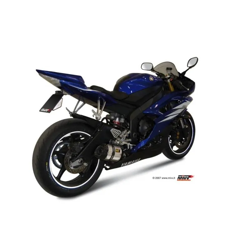 Silencieux MIVV Suono inox/casquette carbone Yamaha YZF-R6 Top Vente