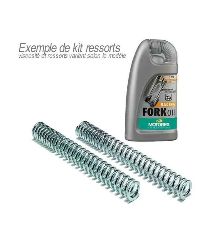 Kit ressort de fourche BITUBO tarage 1,0 avec huile de fourche MOTOREX Yamaha YZF-R1 Petit Prix