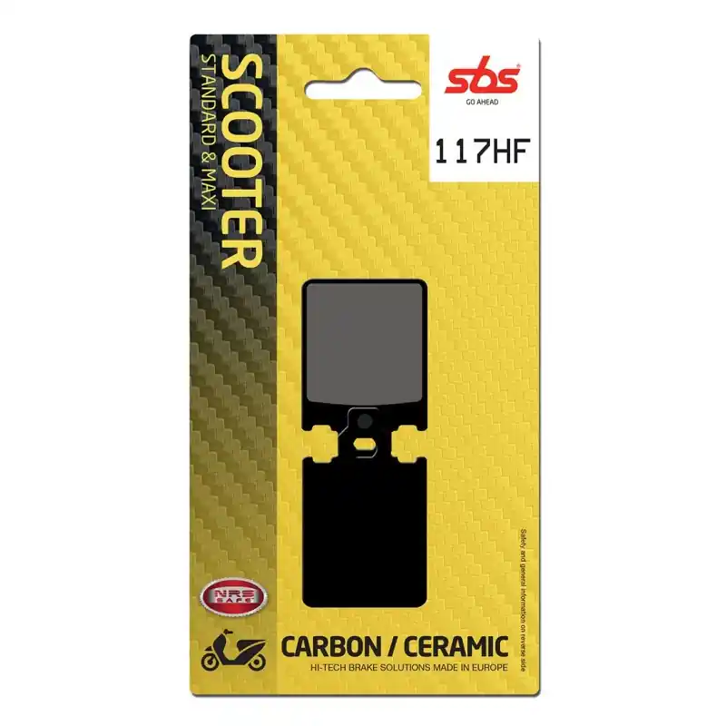 Plaquettes de Frein SBS 117 (680 HF) Quantité Limitée