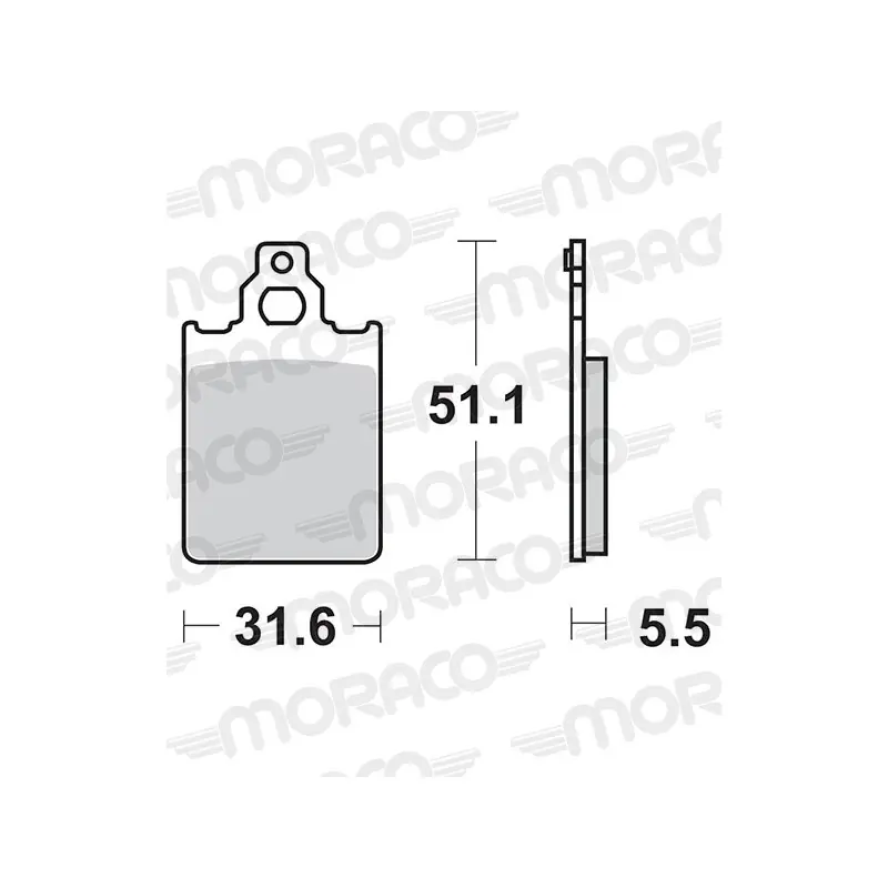 Authentique Plaquettes de Frein SBS 117 RQ