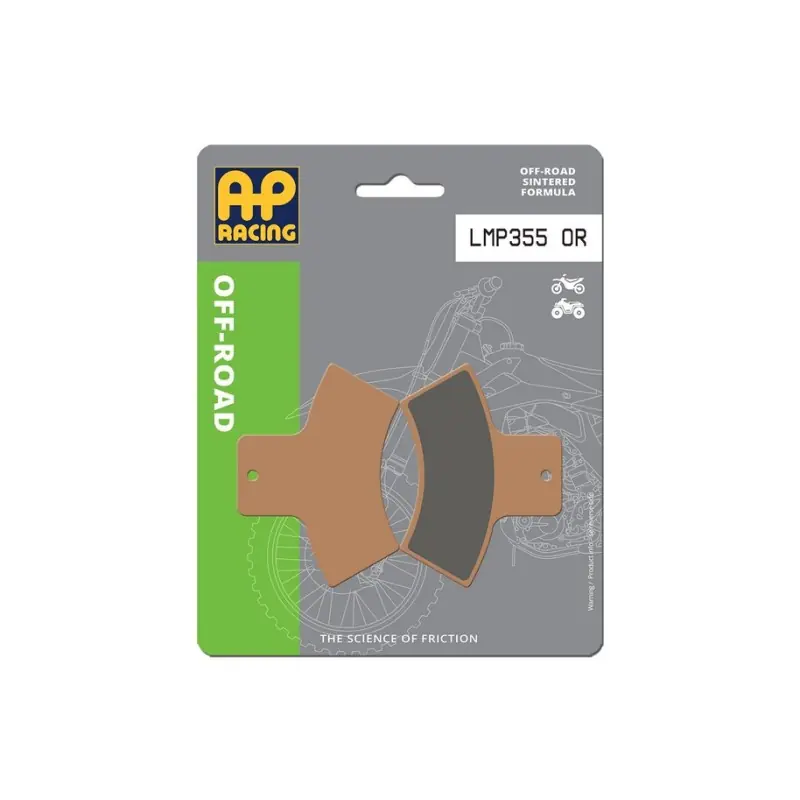 Jusqu’à Épuisement Des Stocks Plaquettes de freins AP RACING LMP355OR