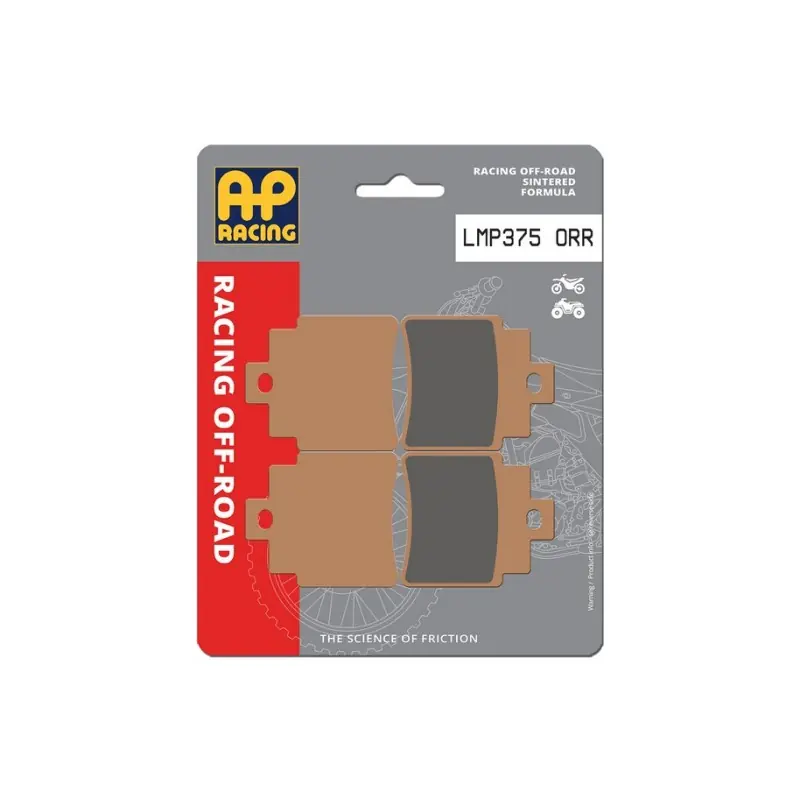 Must-Have Plaquettes de freins AP RACING LMP375ORR