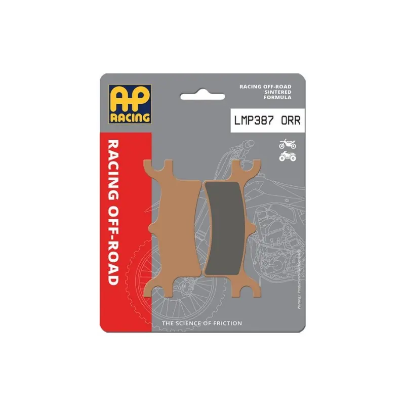 Plaquettes de freins AP RACING LMP387ORR Expédition Rapide