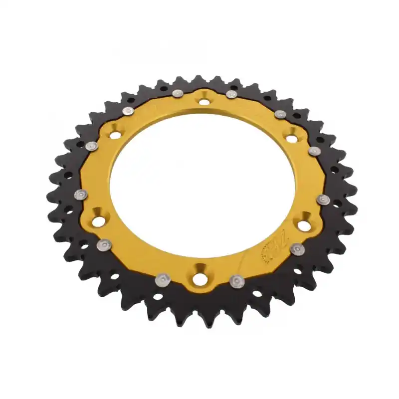 Achat Immédiat Couronne Moto Bimatiere ZF 40 Dents PAS 520 Or – ZFD-897-40-GLD