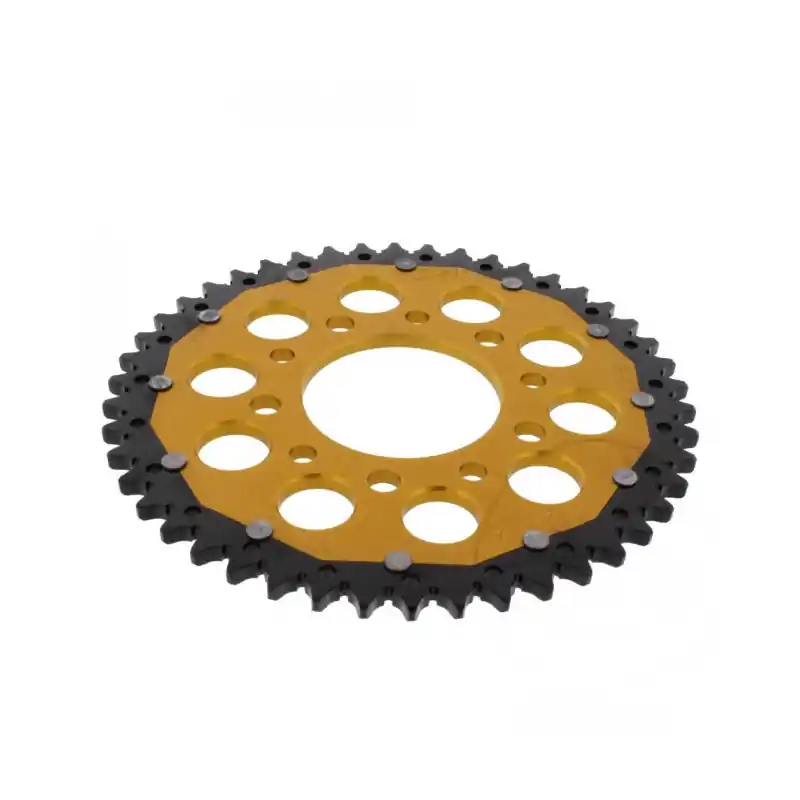 Achetez Aujourd’hui Couronne Moto Bimatiere ZF 46 Dents PAS 525 Or – ZFD-1332-46-GLD