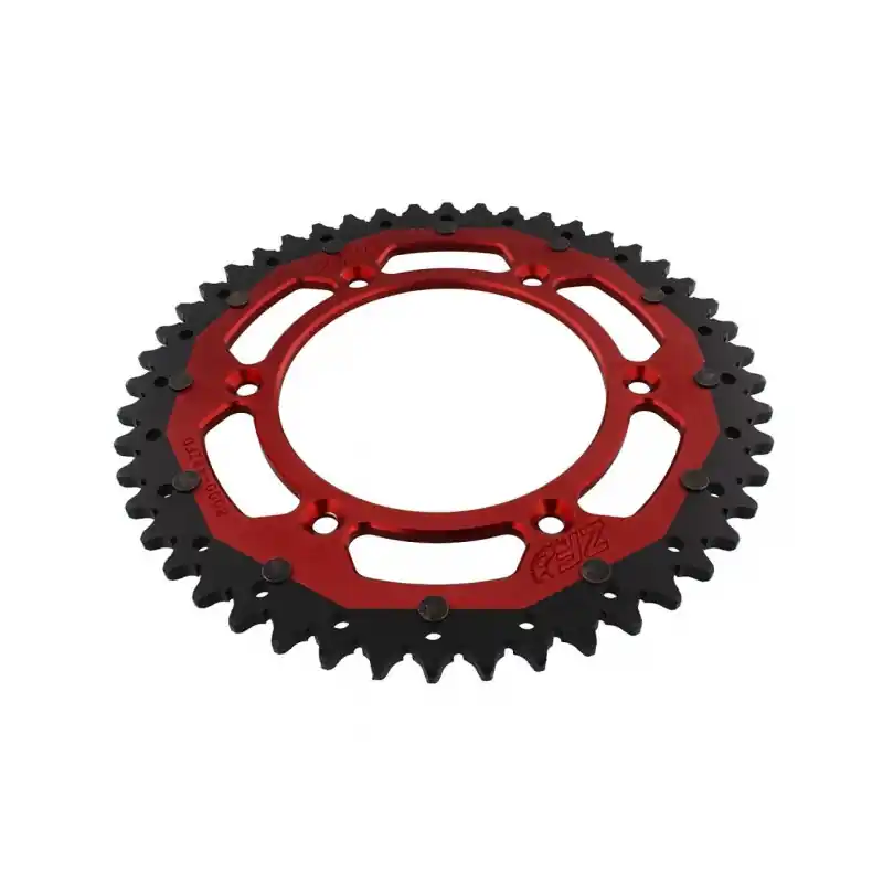 Affaire À Saisir Couronne Moto Bimatiere ZF 48 Dents PAS 520 Rouge – ZFD-8000-48-RED
