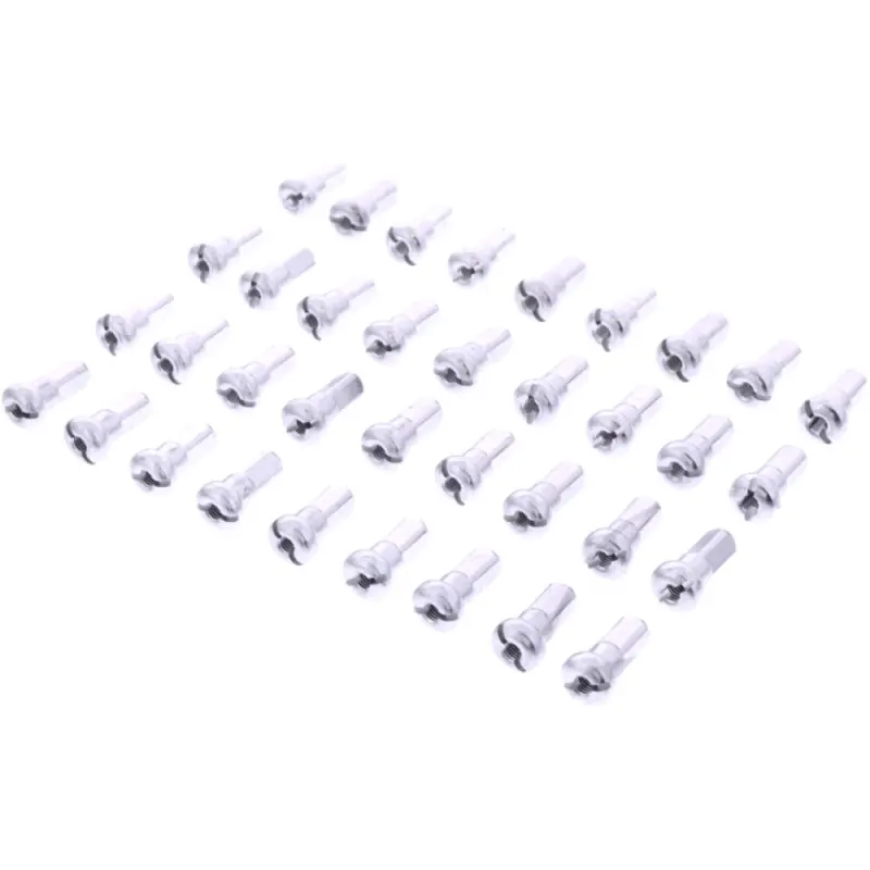 Jeu d&rsquo;écrous de rayon arrière 36 Pièces Alu Silver Expédié Aujourd’hui