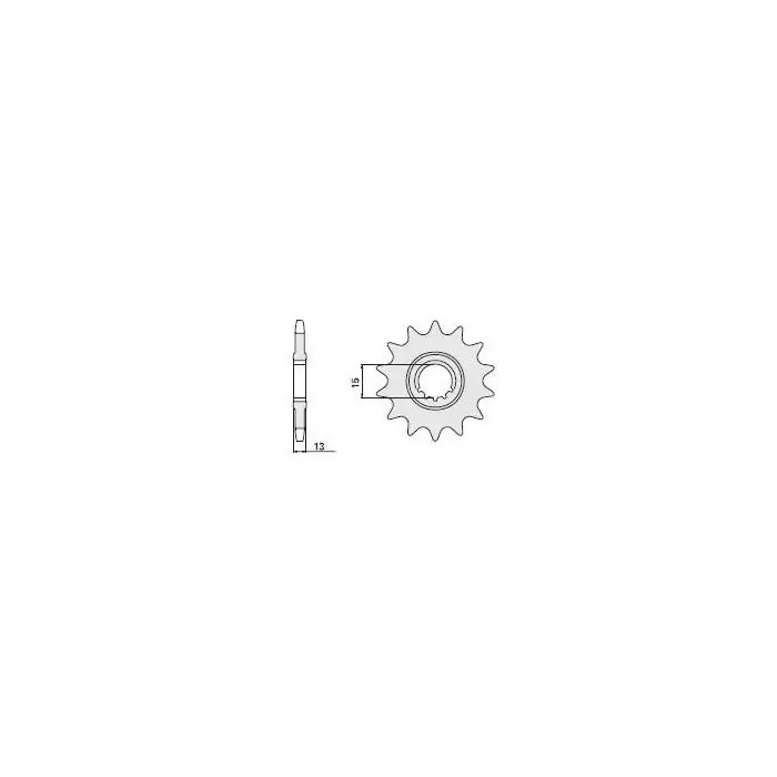 Pignon avant 12 dents Fantic En Vogue