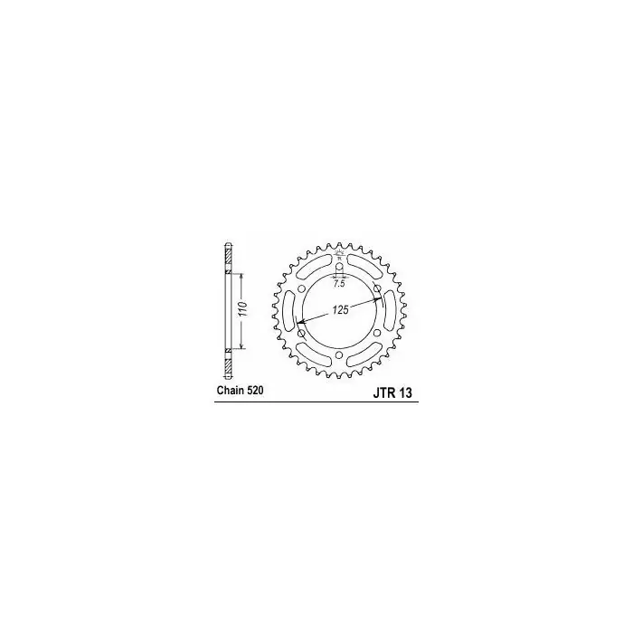 Couronne acier 44 dents Offre Exclusive
