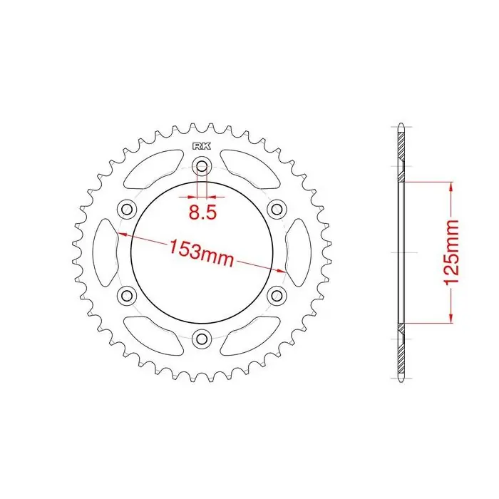 Offre Limitée Couronne aluminium 36 dents