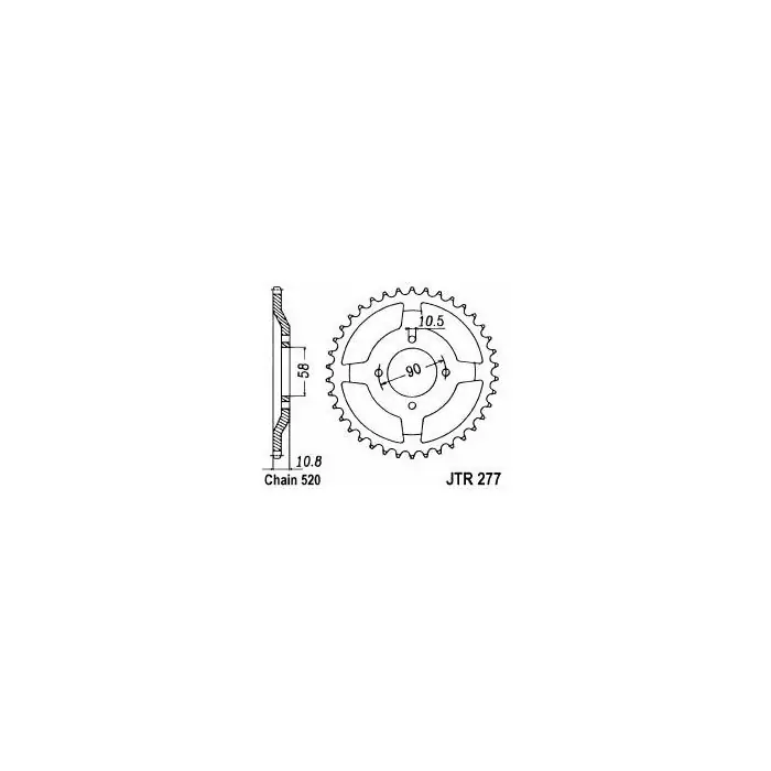 Petit Prix Couronne acier 41 dents Honda