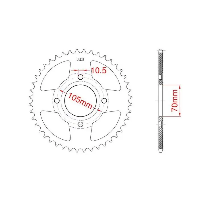 Couronne acier 37 dents Prix Cassé
