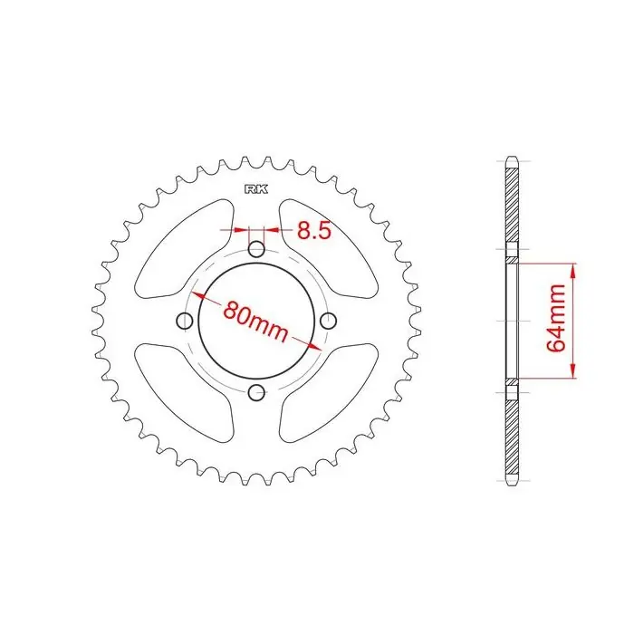 Expédié Aujourd’hui Couronne acier C45 haute résistance 35 dents Suzuki
