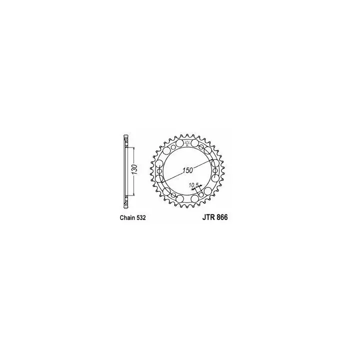 Soldes Couronne acier C45 haute résistance 47 dents Yamaha