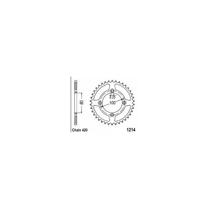 Jusqu’à Épuisement Des Stocks Couronne aluminium 47 dents Honda