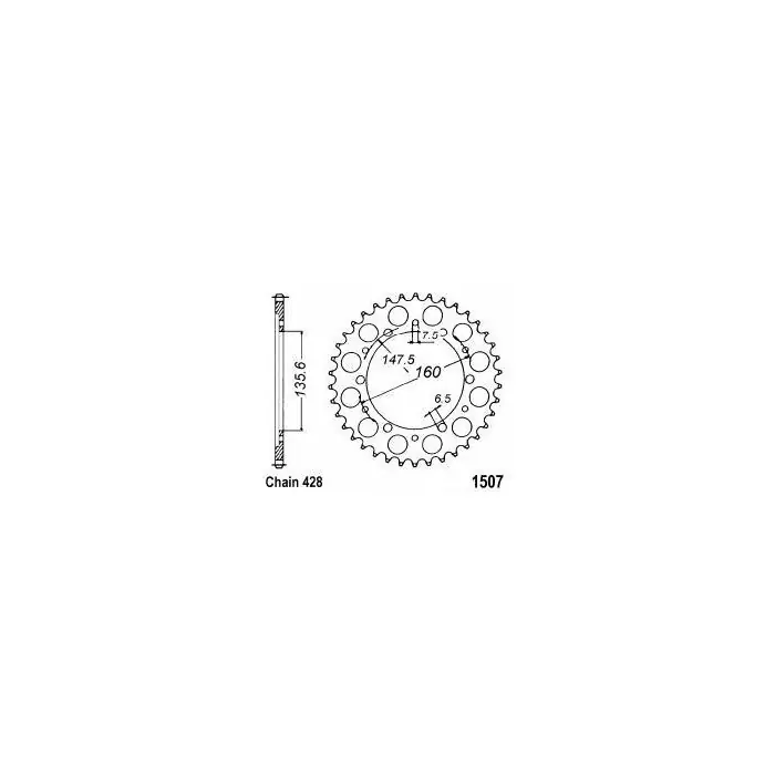 Prix Bas Couronne aluminium 52 dents Beta, Fantic