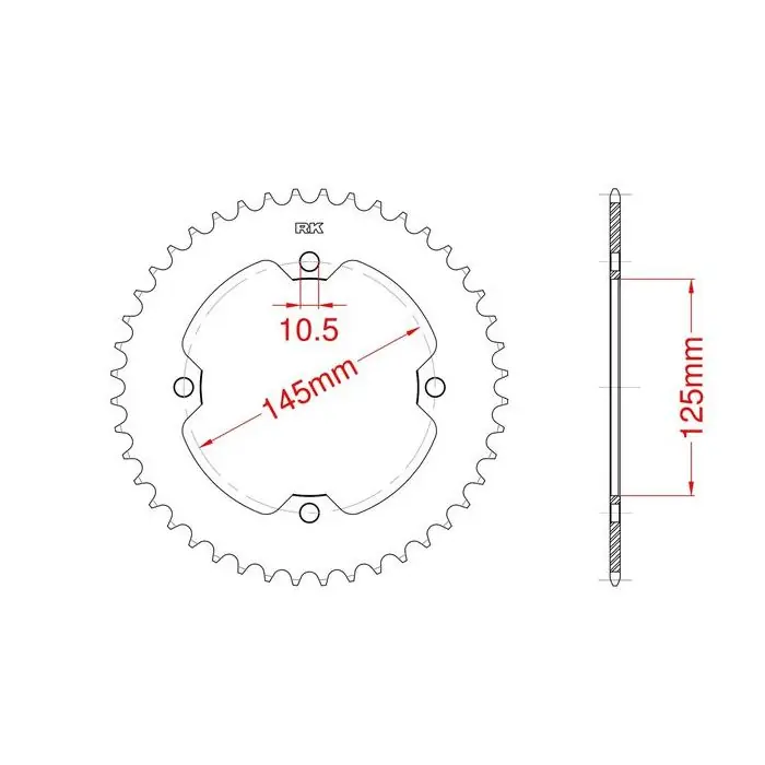 Couronne acier 39 dents Garantie Incluse