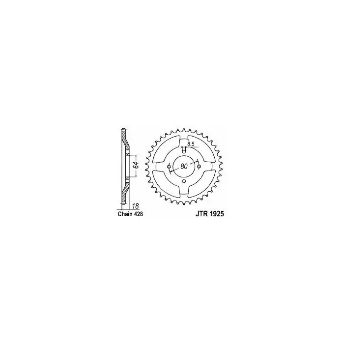 Couronne acier 47 dents Nouveauté