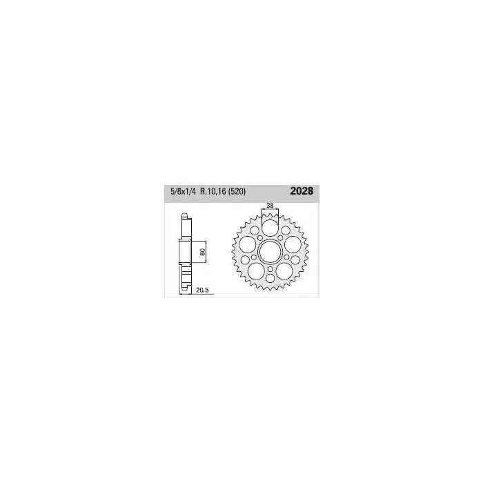 Couronne aluminium 36 dents Expédié Aujourd’hui