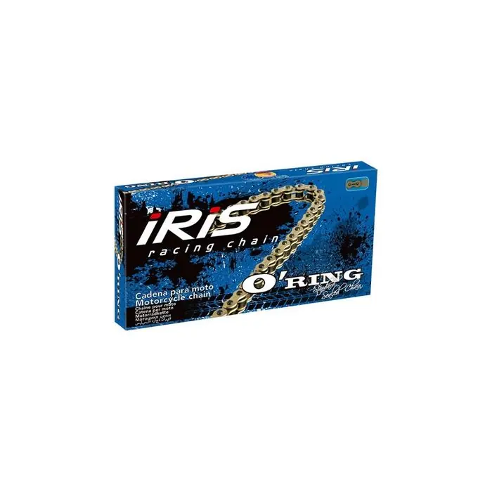 Chaine IRIS 428 O Ring super renforcée coul OR 98 M Satisfait Ou Remboursé