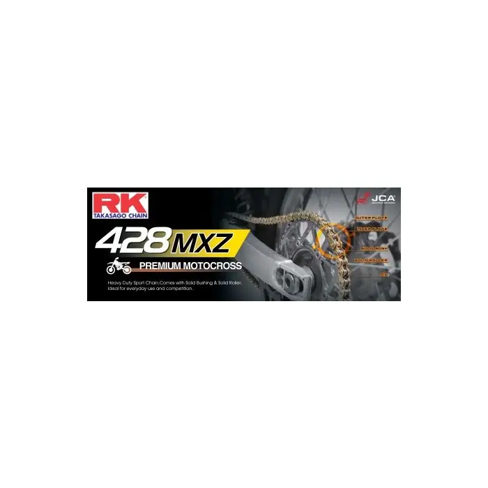 Marque Chaine RK 428 compétition cross 120 M