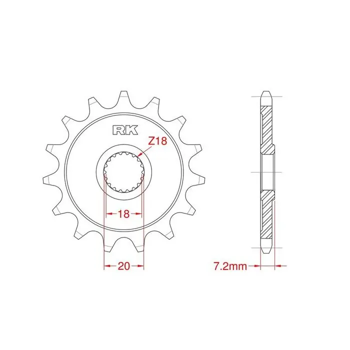 Pignon avant 11 dents SWM Commande En Gros