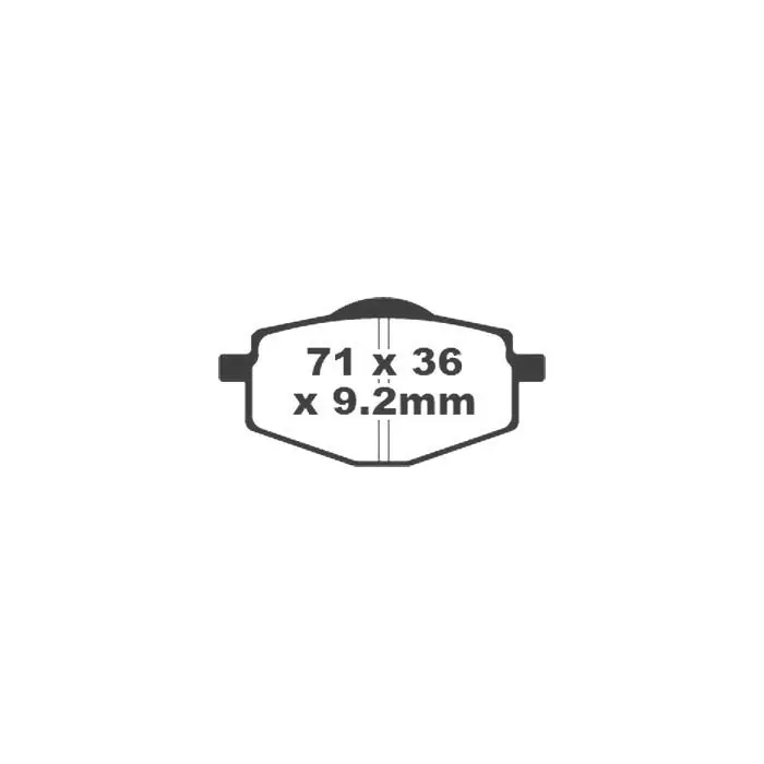 Certifié Jeu de plaquettes de frein PREMIER Kevlar Beta, Cagiva, Gilera, MBK, Sachs, Yama