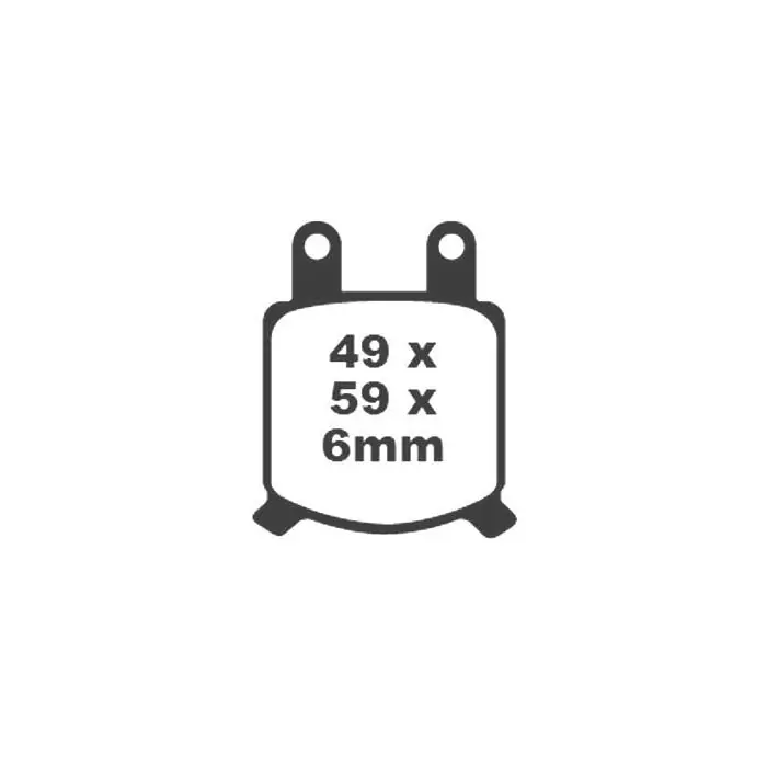 Top Vente Jeu de plaquettes de frein PREMIER Kevlar Garelli, Gilera, Laverda