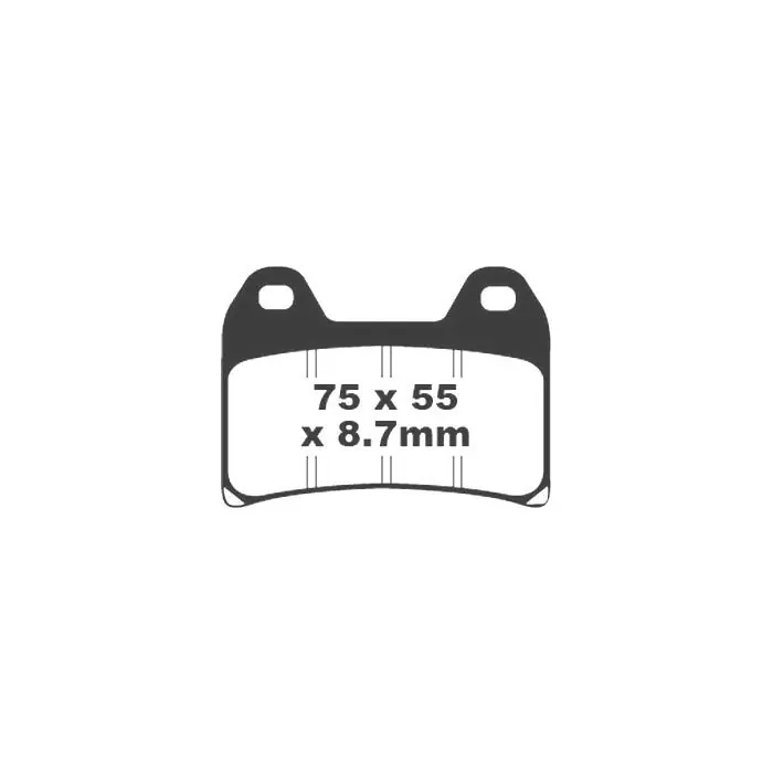 Remise Jeu de plaquettes de frein racing métalliques PREMIER Aprilia, Benelli, Bimota,