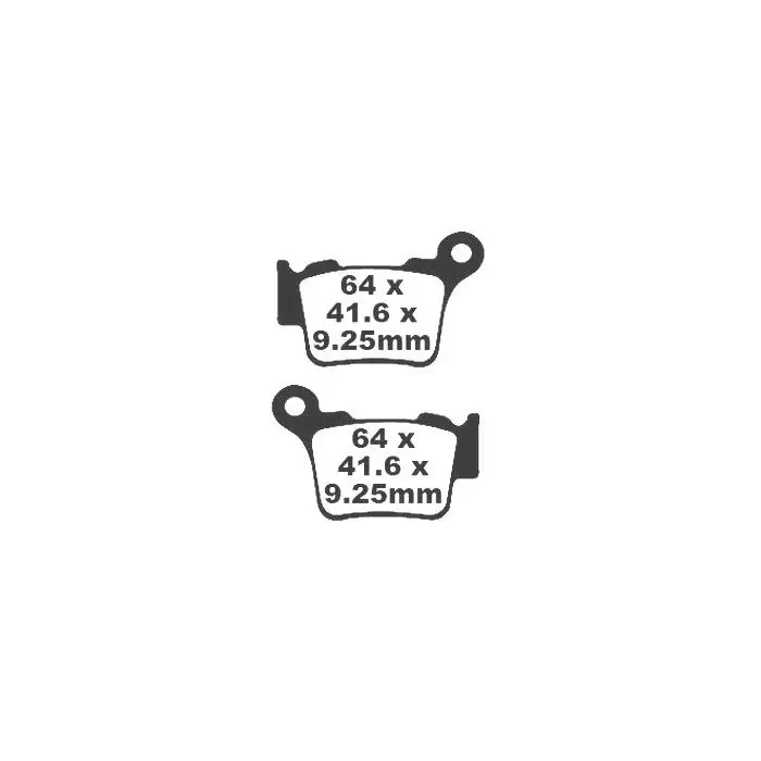 Jeu de plaquettes de frein 100% métal PREMIER BMW, Gas Gas, Husaberg, Husqvarna, Certifié