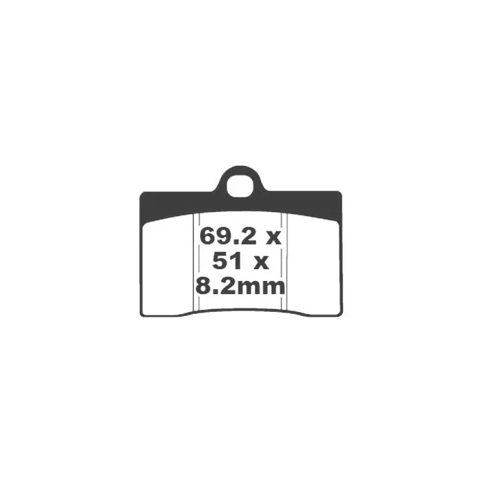 Soldes Plaquette de frein compétition PREMIER Aprilia, Benelli, Beta, Bimota, Cagiva, D