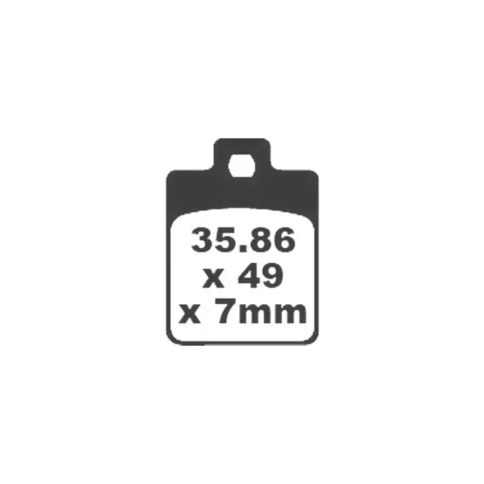 Certifié Jeu de plaquettes de frein racing métalliques PREMIER Derbi, Gilera, Italjet, Pe