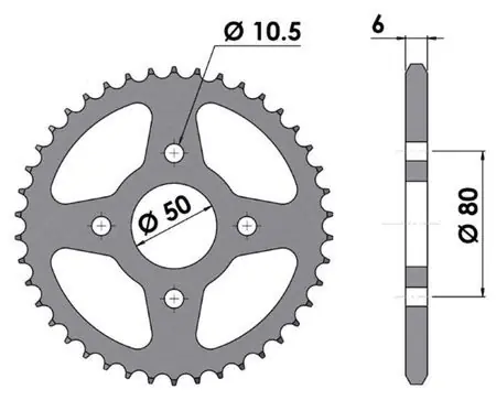 Couronne alu 33 dents Meilleur Prix