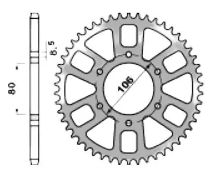 Seulement Aujourd’hui Couronne aluminium 60 dents